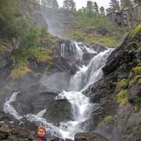 Норвегия - страна водопадов. У водопада Latefossen. :: Valentin Orlov