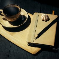 Чаша кофе и блокнот :: Виталий Стасов