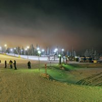 финские склоны - 3 - морозный вечер :: Valentin Orlov