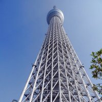 Вид вблизи ТВ башня "Tokyo Skytree" "Небесное дерево" Токио Япония :: wea *