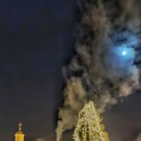 В Рождественскую ночь в Лавре :: Marina Timoveewa