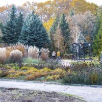 Симферополь, осень в ботаническом  саду :: Валентин Семчишин