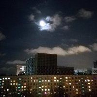 Луна над Москвой. :: Ольга Довженко