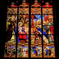 История реставрации витражей собора Saint Gatien XIII век :: Георгий А