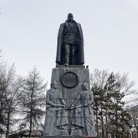 Памятник адмиралу Колчаку (Иркутск) :: Лидия Бусурина