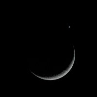 Луна и Венера 24 марта 2023г. :: Виктор Иванович Чернюк
