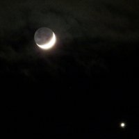 Месяц и Венера :: Андрей Снегерёв