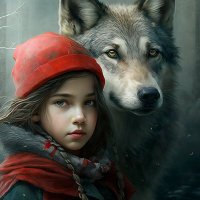 "Красная шапочка и серый Волк" :: Дмитрий Кудрявцев