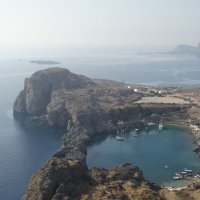 Вид на бухту св.Павла, Линдос, Родос, Греция :: svk *