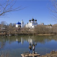 Ежовское озеро. Свято-Успенский Трифонов мужской монастырь. :: Анастасия Северюхина