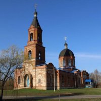 Храм в честь Казанской иконы Божией Матери в селе Октябрьское Воронежской области. :: Восковых Анна Васильевна 