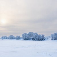 Речка зимой :: Дмитрий Строчилин