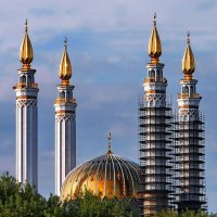 Уфа. Строящаяся мечеть Аль Рахим. :: Николай Рубцов