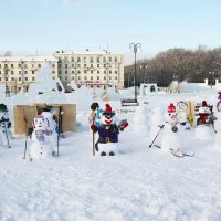 Снежная гонка. :: Евгений Шафер