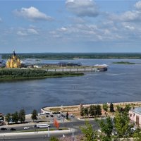 Стрелка в Нижнем Новгороде :: Татьяна Тюменка