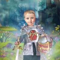 Коллаж Маленький рыцарь с большим сердцем. :: Светлана Кузнецова