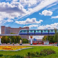 Монорельсовый транспорт Москвы. :: Aleksey Afonin
