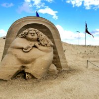 Песчаные скульптуры в Елгаве :: Teresa Valaine