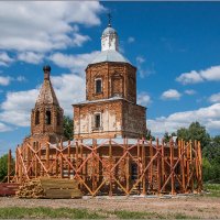 Реставрация Церкви Рождества Пресвятой Богородицы в Обидимо :: Влад Чуев
