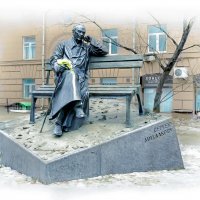 Москва. Памятник   Сергею  Михалкову. :: В и т а л и й .... Л а б з о'в