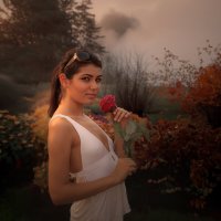 Портрет с розой :: Дмитрий Булатов