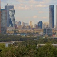 ..панорама Москва-Сити с Воробьёвых гор.. :: galalog galalog