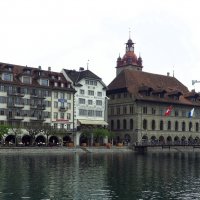 Исторические здания Luzern Люцерн Швейцария :: wea *