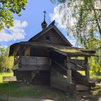 Церковь Знамения из села Пылево, сейчас находится в этно-парке Василёво :: Юлия 
