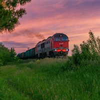 Поезд в закат :: Дмитрий Ряховский