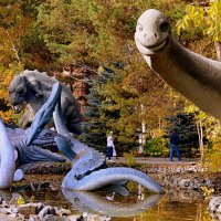 Динозавры в осени :: Татьяна Лютаева