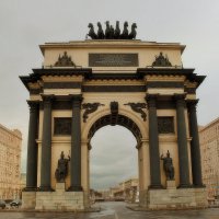 Триумфальная арка — символ русской воинской славы. :: Татьяна Помогалова