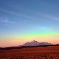 Пейзаж с горой на закате :: M Marikfoto