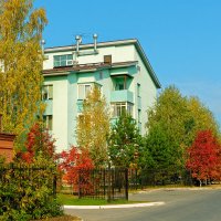 Городские зарисовки, золотая осень на ВАСХНИЛе :: Дмитрий Конев