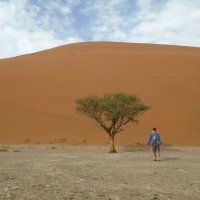 Три одиночества. Автор в намибийской пустыне... :: Игорь Матвеев 