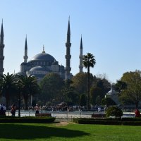Вид на мечеть Султан Ахмед. Стамбул. :: Марина 