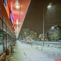 Ночной снегопад :: Игорь Сарапулов