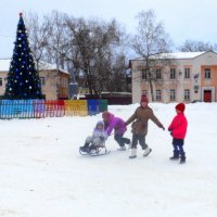 Зимние забавы. :: Восковых Анна Васильевна 