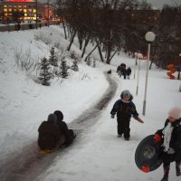 На горке до поздна (ретро) :: Евгений 