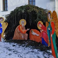 "С Рождеством Христовым! С Рождеством! Пусть приходит праздник в каждый дом!" :: Мария Васильева