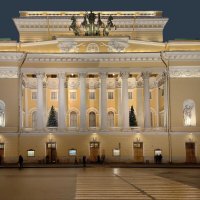 Традиционные ёлки на императорской лоджии Александринского театра :: Стальбаум Юрий 