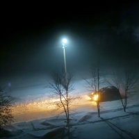 Ночь, зима, фонарь :: Любовь Перевозникова