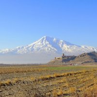 пейзаж с видом на  гору  Арарат :: Andrey Bragin 