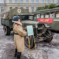 Фронтовой санинструктор готов к приёму раненых :: Стальбаум Юрий 