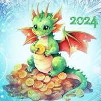 С годом зелёного Дракона! :: Елена 