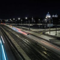 Проспект Обуховской обороны (снято с моста Александра Невского) :: Магомед .