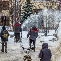 Снежная струя. :: Анатолий. Chesnavik.