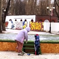 Бабушка и будущий хоккеист! :: Валентина  Нефёдова 
