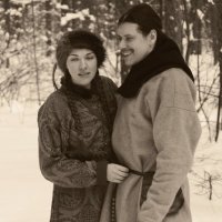 Love story. The beautiful Russian princess and the Varangian :: Pavlov Filipp 