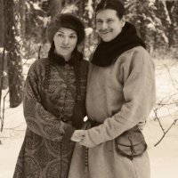 Love story. The beautiful Russian princess and the Varangian :: Pavlov Filipp 