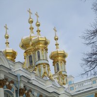 Купола церкви Екатерининского дворца. :: Татьяна Ф *